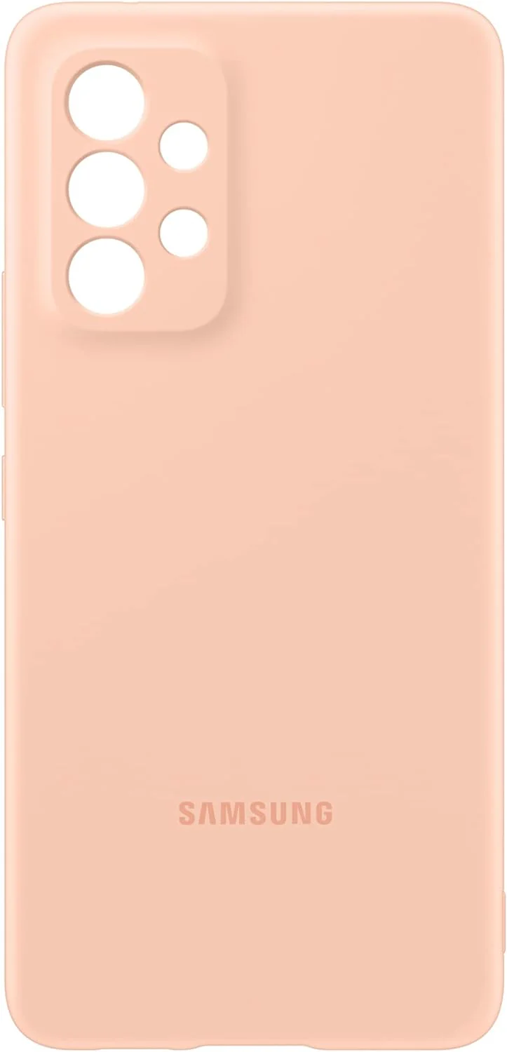 Samsung Official Silicone Cover Case Samsung A53 5G SM-A536 - Peach - Image 4