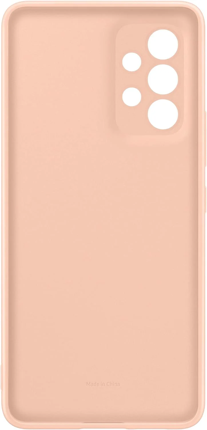 Samsung Official Silicone Cover Case Samsung A53 5G SM-A536 - Peach - Image 5