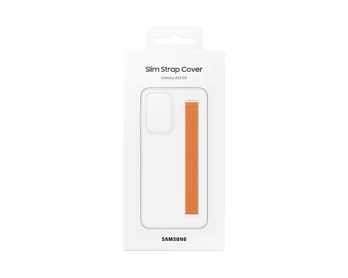 Samsung Official Slim Strap Cover Case Samsung Galaxy A33 5G SM-A336 Transparent - Image 6