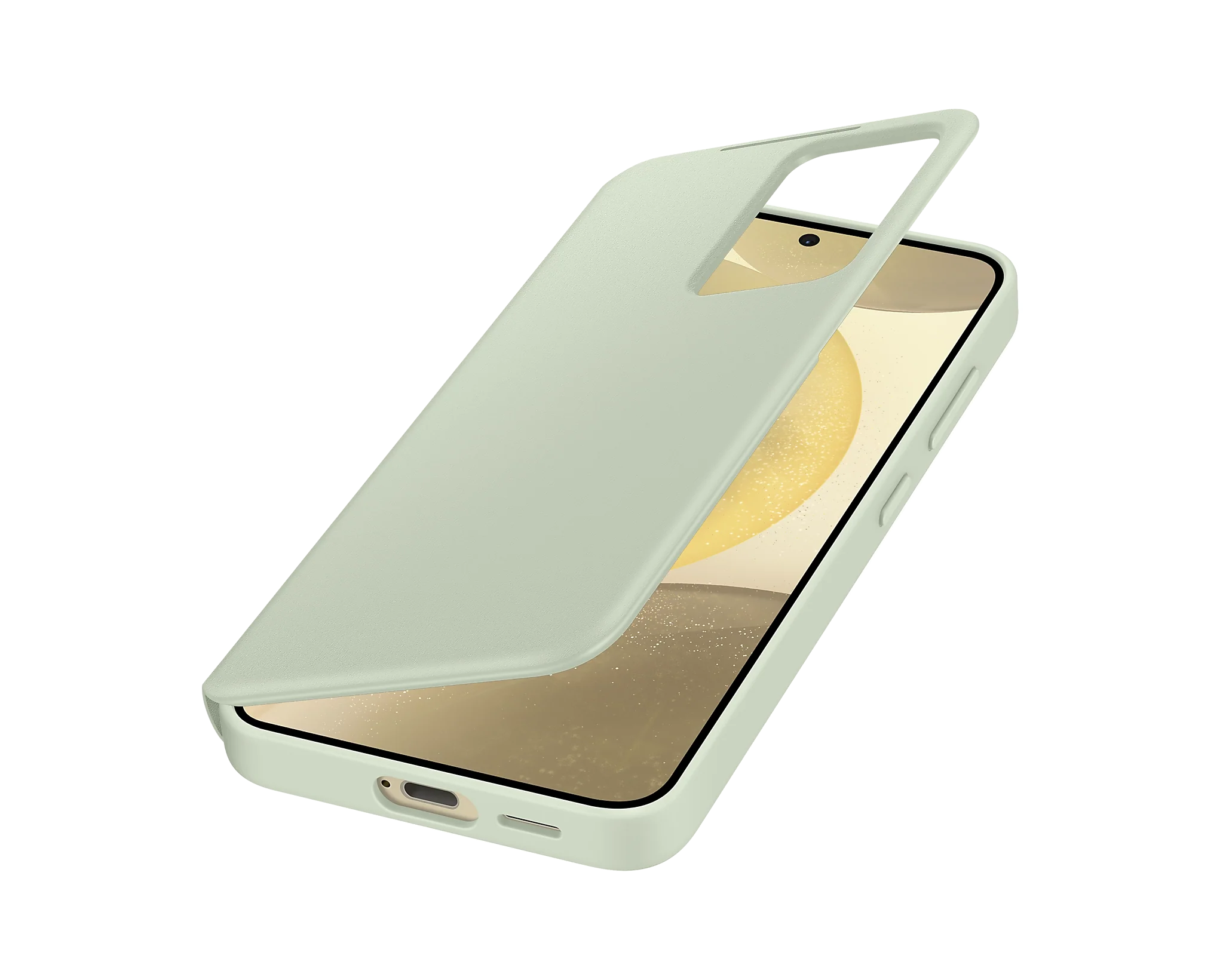 Samsung Official Smart View Wallet Case S24 Standard 6.2 inch - Light Green - Image 3