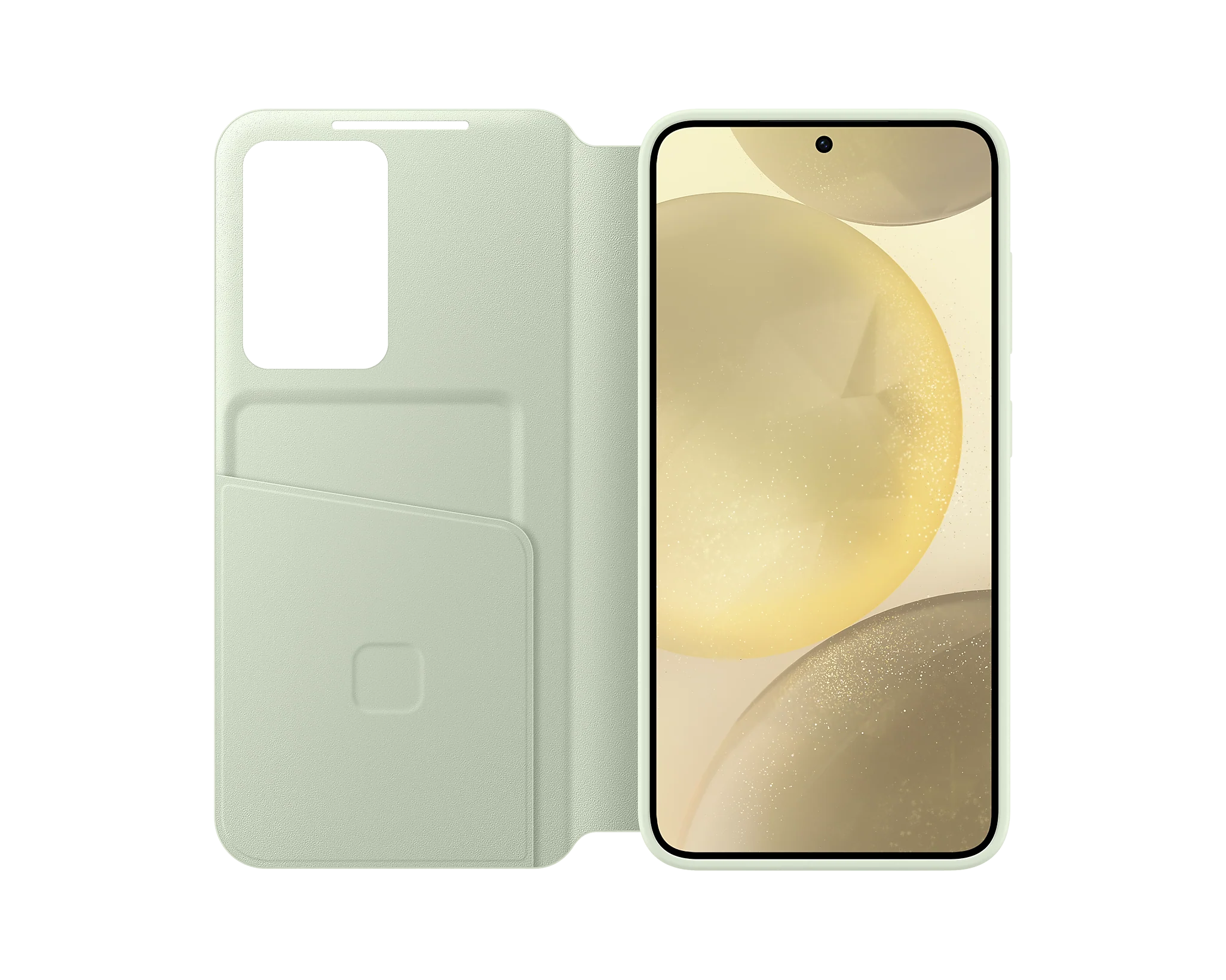 Samsung Official Smart View Wallet Case S24 Standard 6.2 inch - Light Green - Image 5