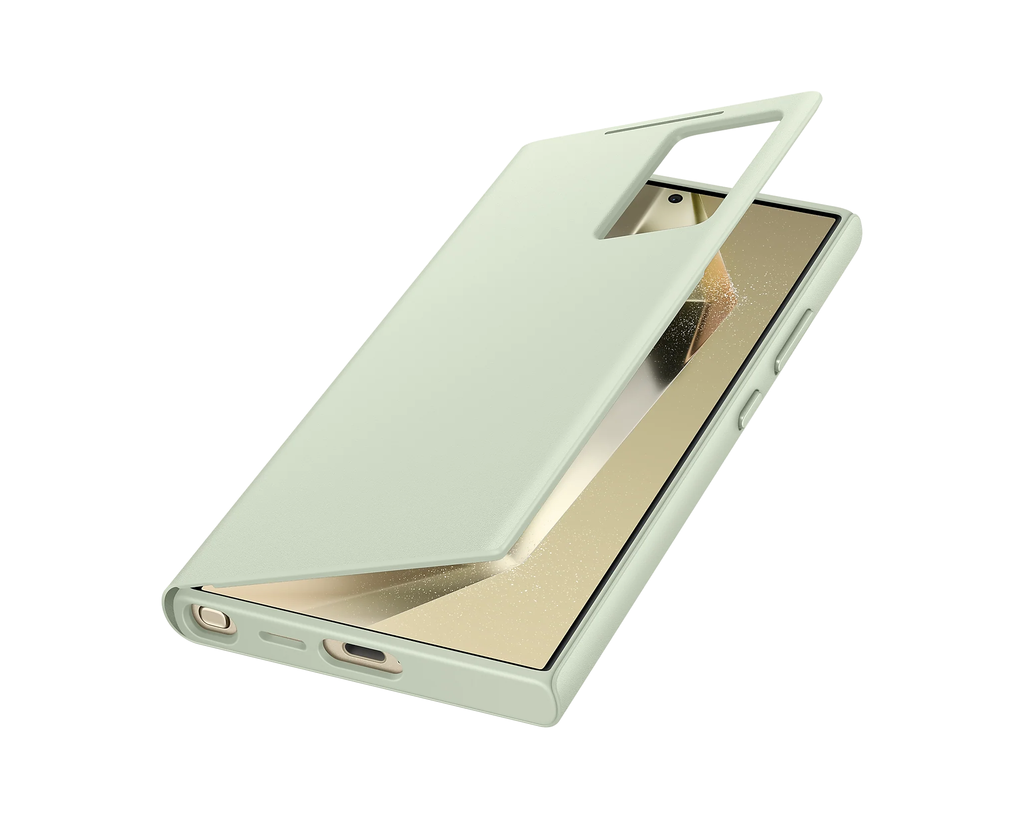 Samsung Official Smart View Wallet Case S24 Ultra 6.8 inch - Light Green - Image 4