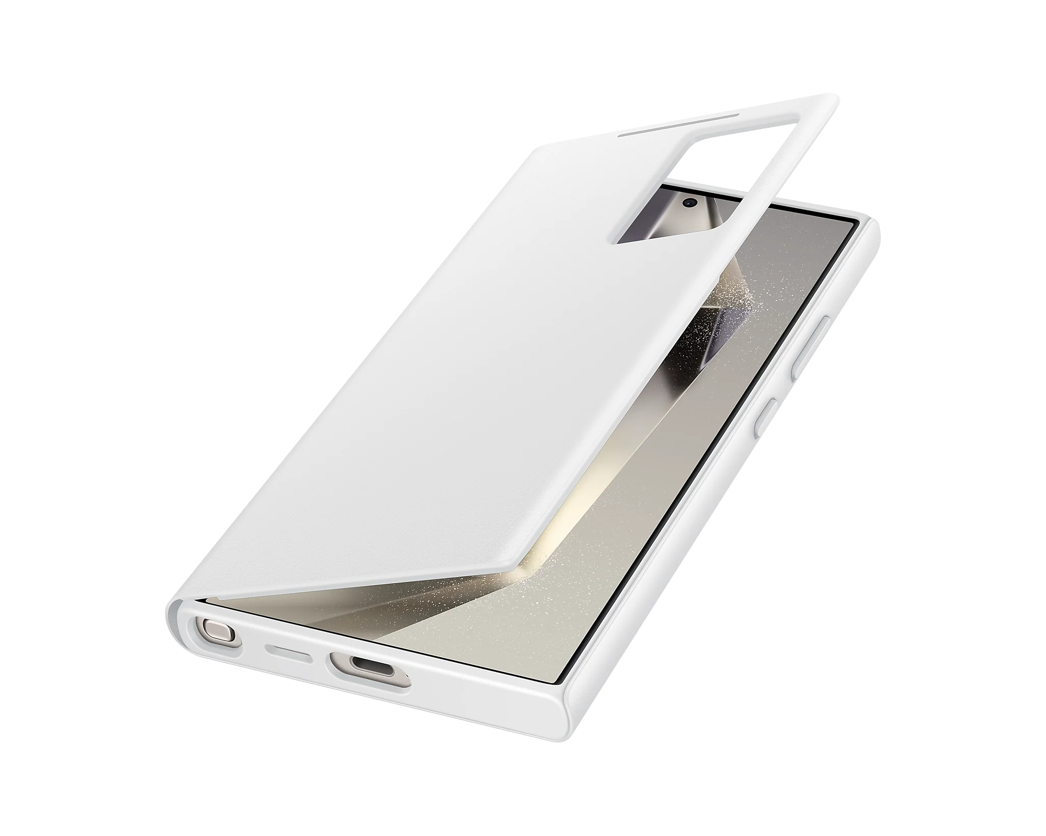 Samsung Official Smart View Wallet Case S24 Ultra 6.8 inch - White - Image 3