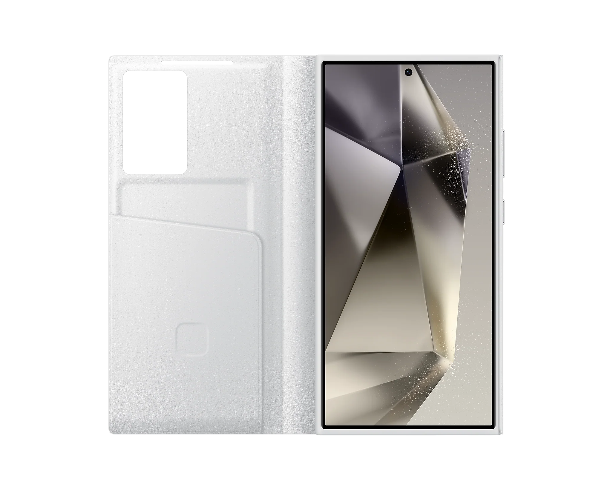 Samsung Official Smart View Wallet Case S24 Ultra 6.8 inch - White - Image 4