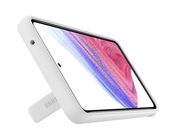 Samsung official Standing Cover Case & Kickstand Samsung A53 5G SM-A536 - White - Image 3