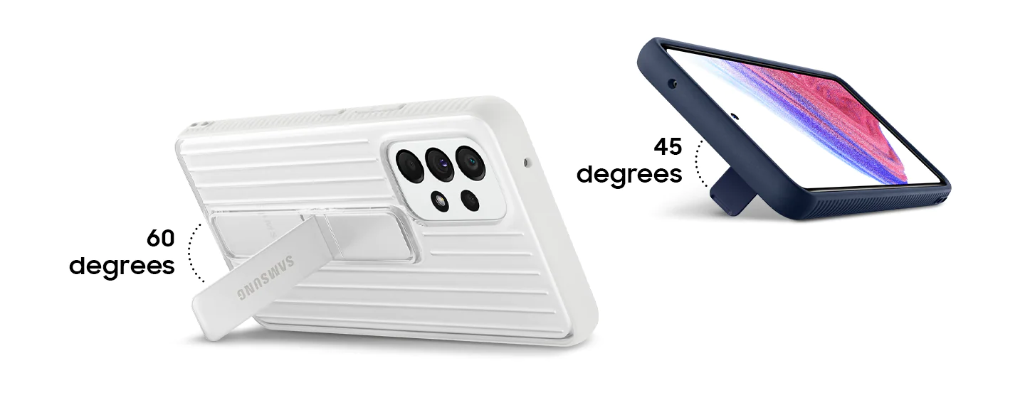 Samsung official Standing Cover Case & Kickstand Samsung A53 5G SM-A536 - White - Image 7