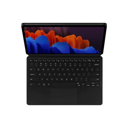Samsung Original Book Cover Keyboard Case for Galaxy Tab S8 & S7 - Black - Image 4