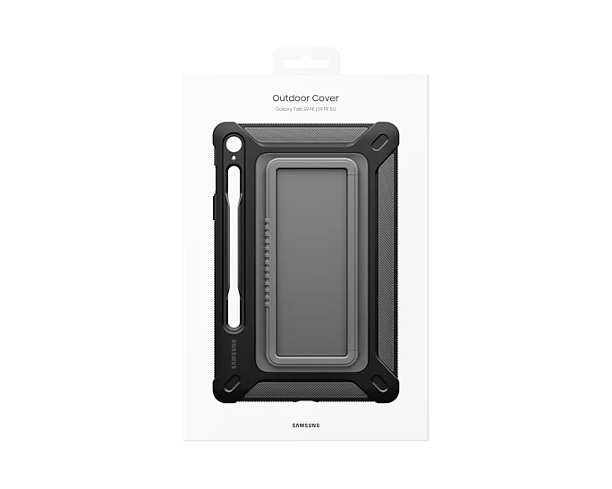 Samsung Original Outdoor Cover Case for Galaxy Tab S9 FE - Black - Image 8