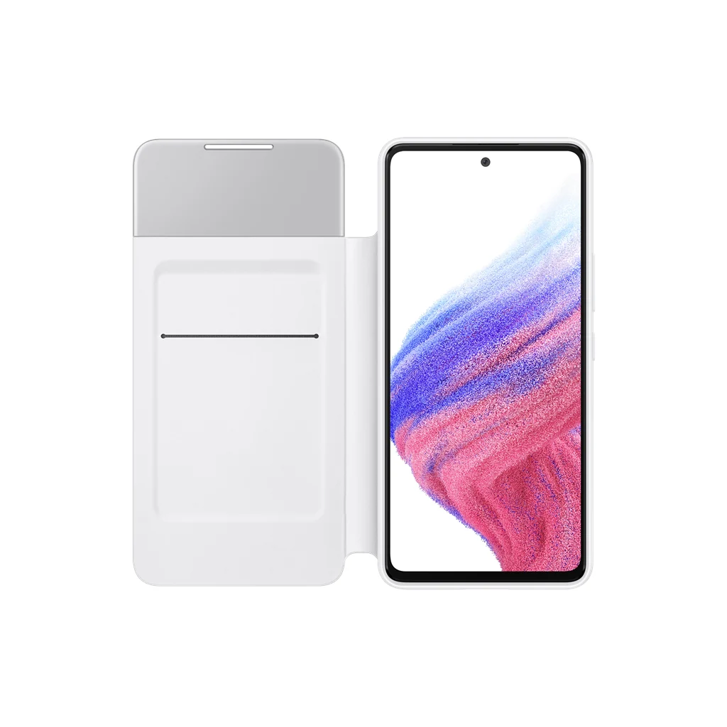 Samsung S View Wallet Cover Case for Galaxy A53 5G - White - Image 3