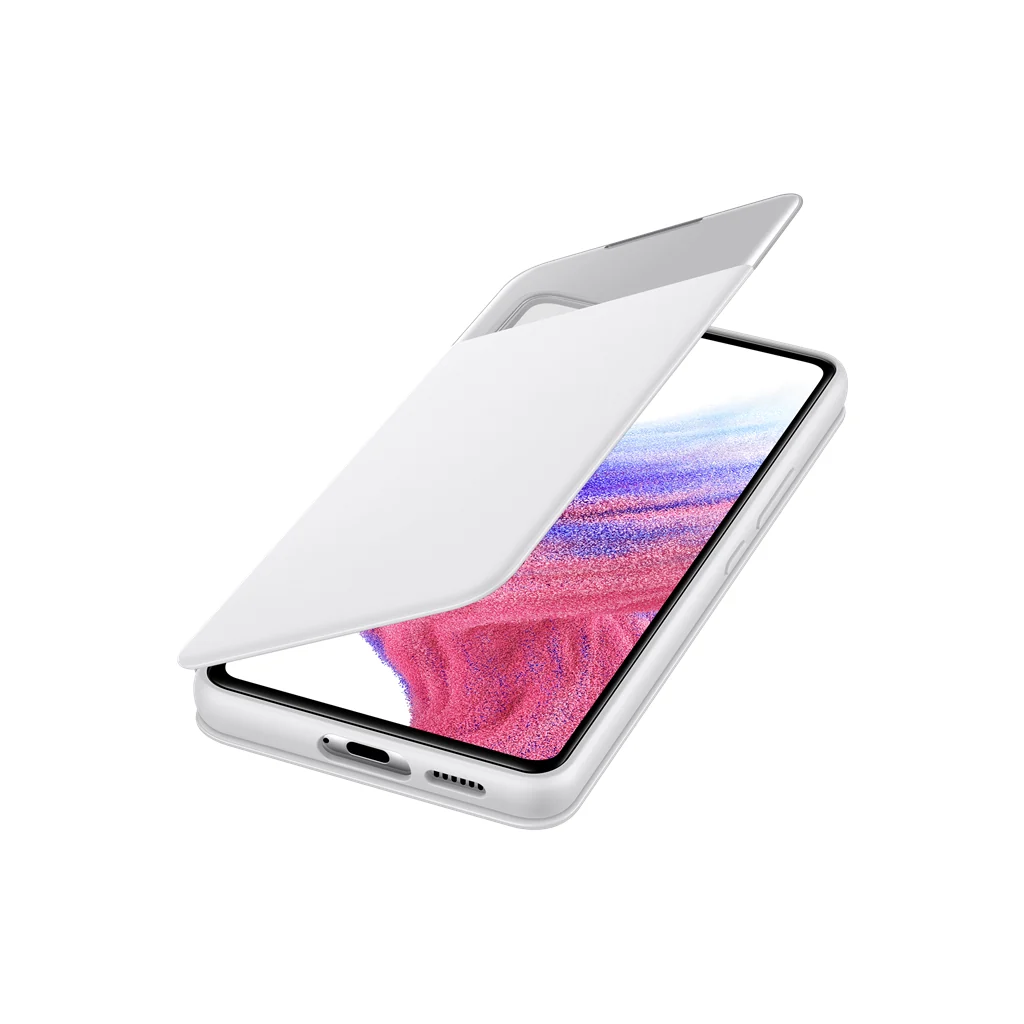 Samsung S View Wallet Cover Case for Galaxy A53 5G - White - Image 4
