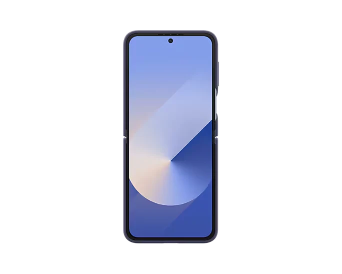 Samsung Original Silicone Case Samsung Galaxy Z Flip 6 / Flip 7 FE with Ring - Navy - Image 3