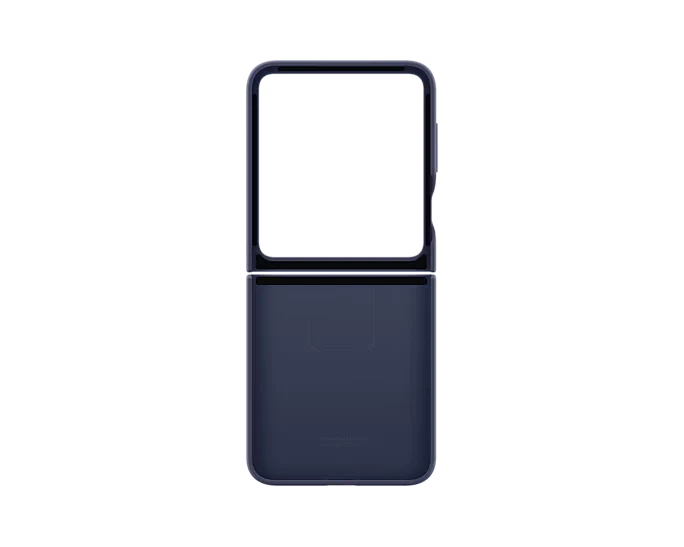 Samsung Original Silicone Case Samsung Galaxy Z Flip 6 / Flip 7 FE with Ring - Navy - Image 4