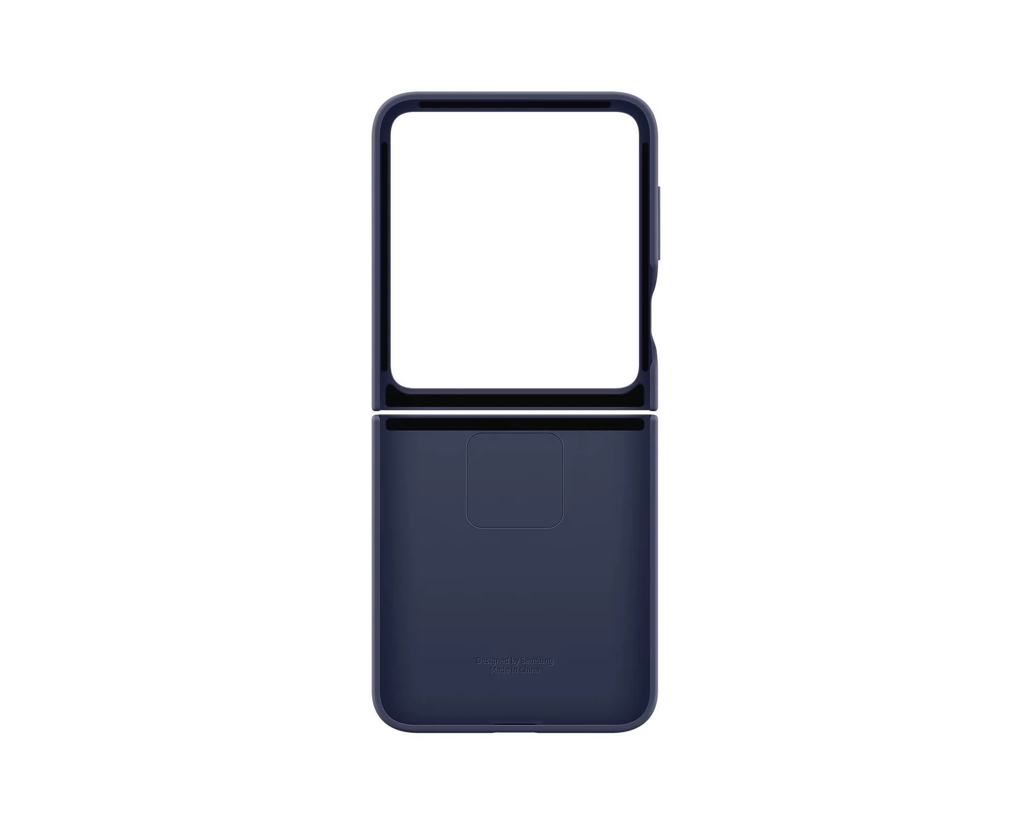 Samsung Original Silicone Case Samsung Galaxy Z Flip 6 / Flip 7 FE with Ring - Navy - Image 6