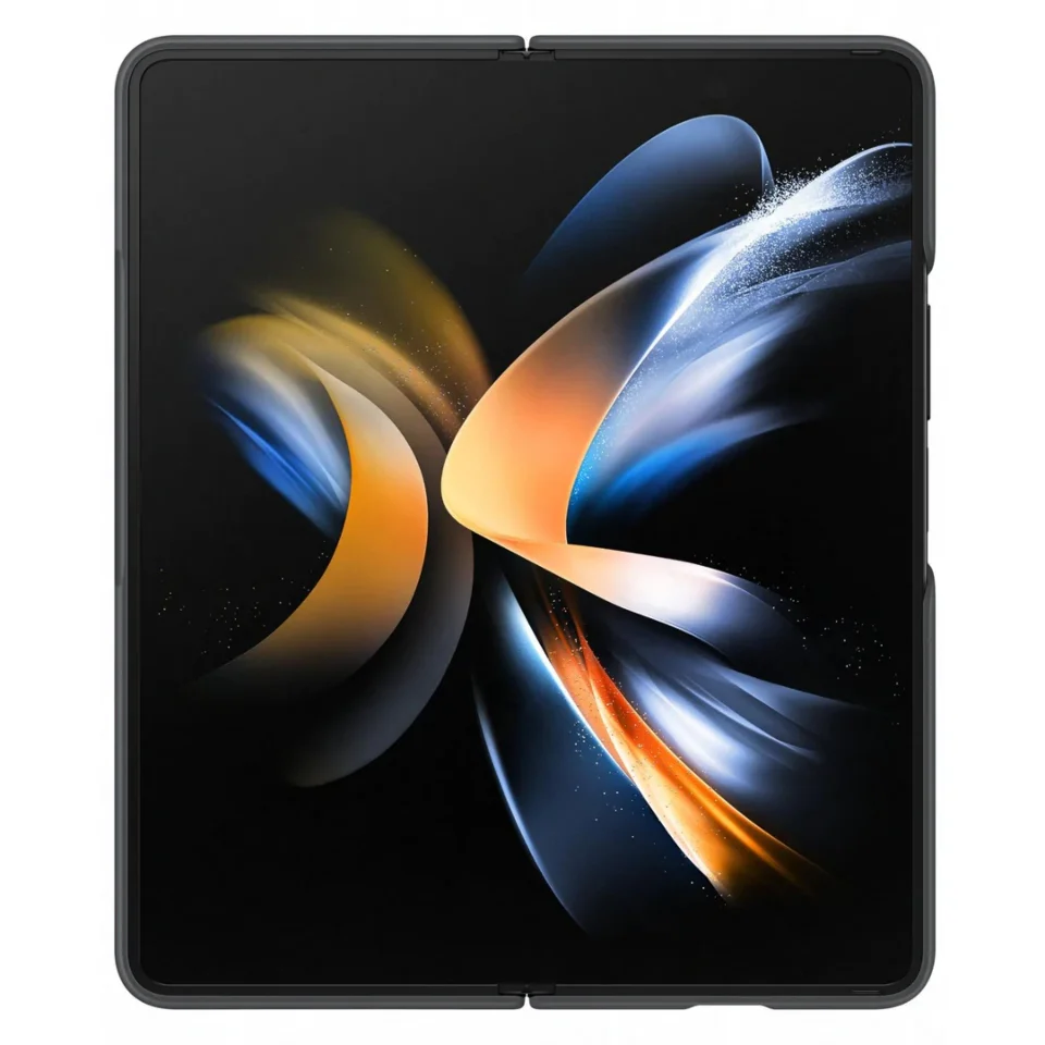Samsung Silicone Grip Cover for Galaxy Z Fold 4- Black - Image 2