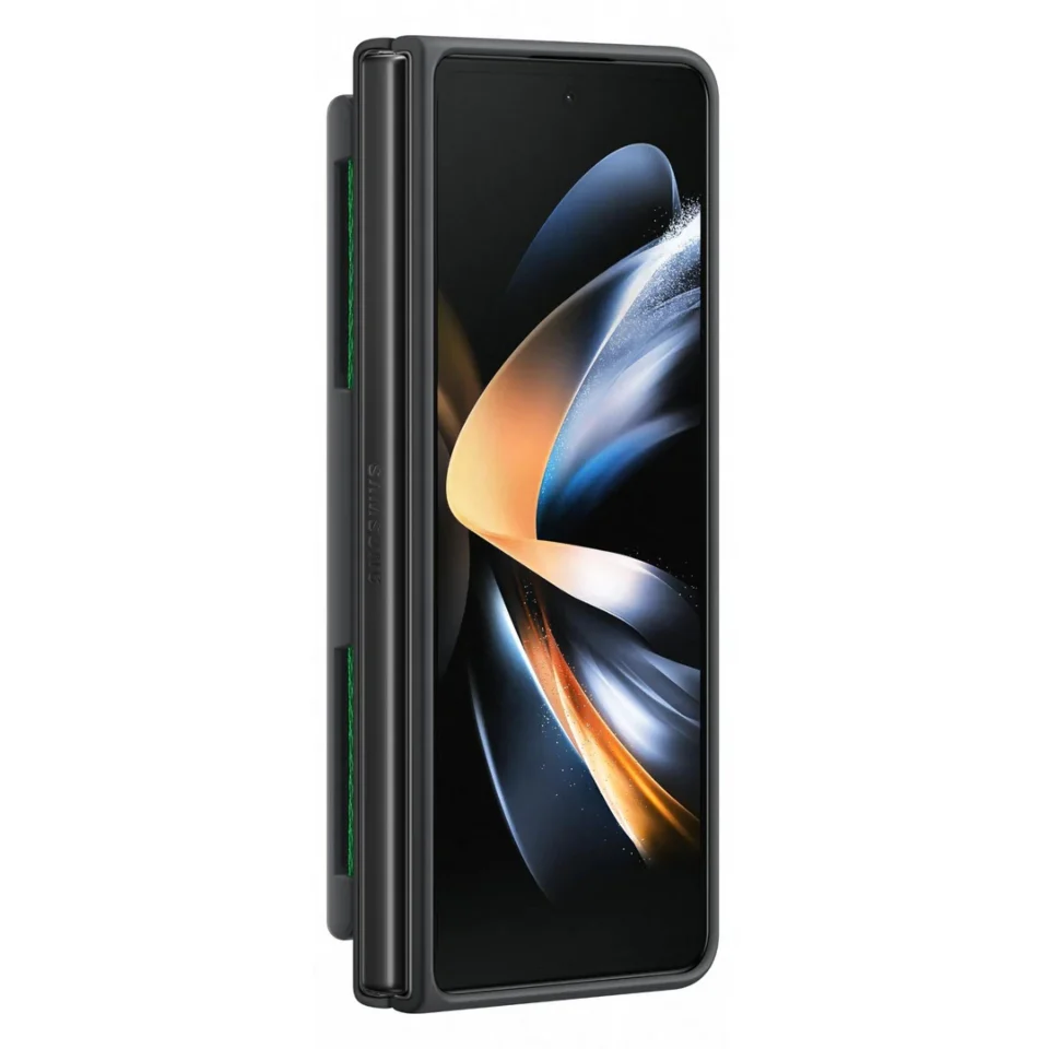 Samsung Silicone Grip Cover for Galaxy Z Fold 4- Black - Image 3