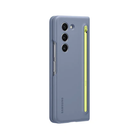 Samsung Slim S Pen Case for Samsung Galaxy Z Fold 5 (2023) - Blue with Lime Pen - Image 3