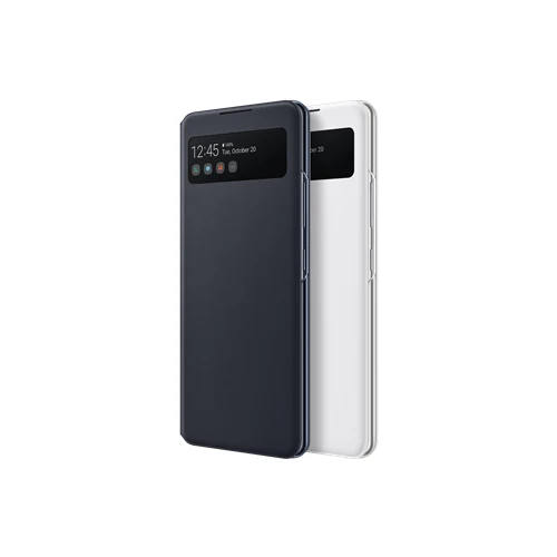 Samsung Smart S View Wallet Case for Galaxy A42 5G Black - Image 4
