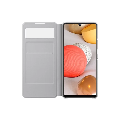 Samsung Smart S View Wallet Case for Galaxy A42 5G White - Image 3