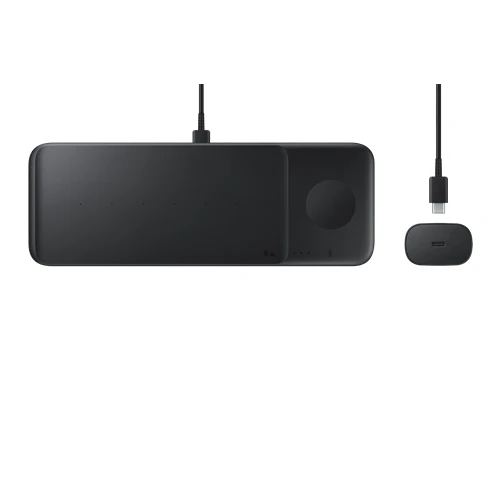 Samsung Wireless Charger Trio 9W Fast Charging - Black - Image 11