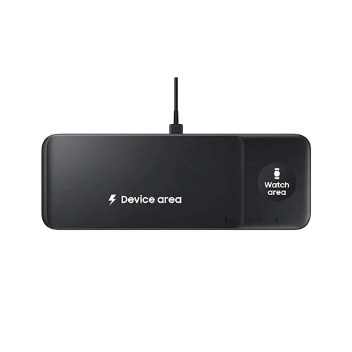Samsung Wireless Charger Trio 9W Fast Charging - Black - Image 3