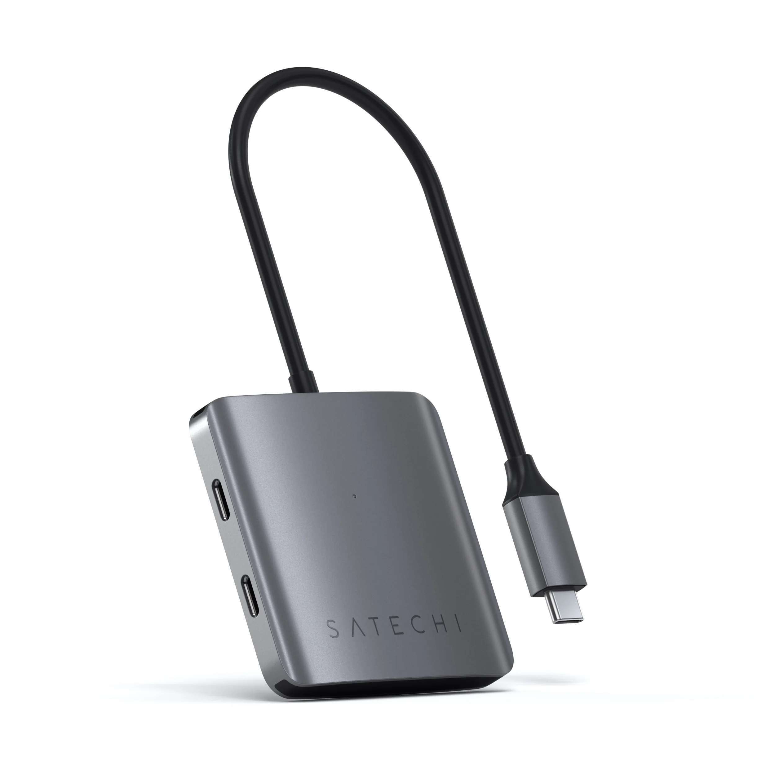 Satechi Aluminium 4 Port USB-C Hub (Space Grey) - Image 2
