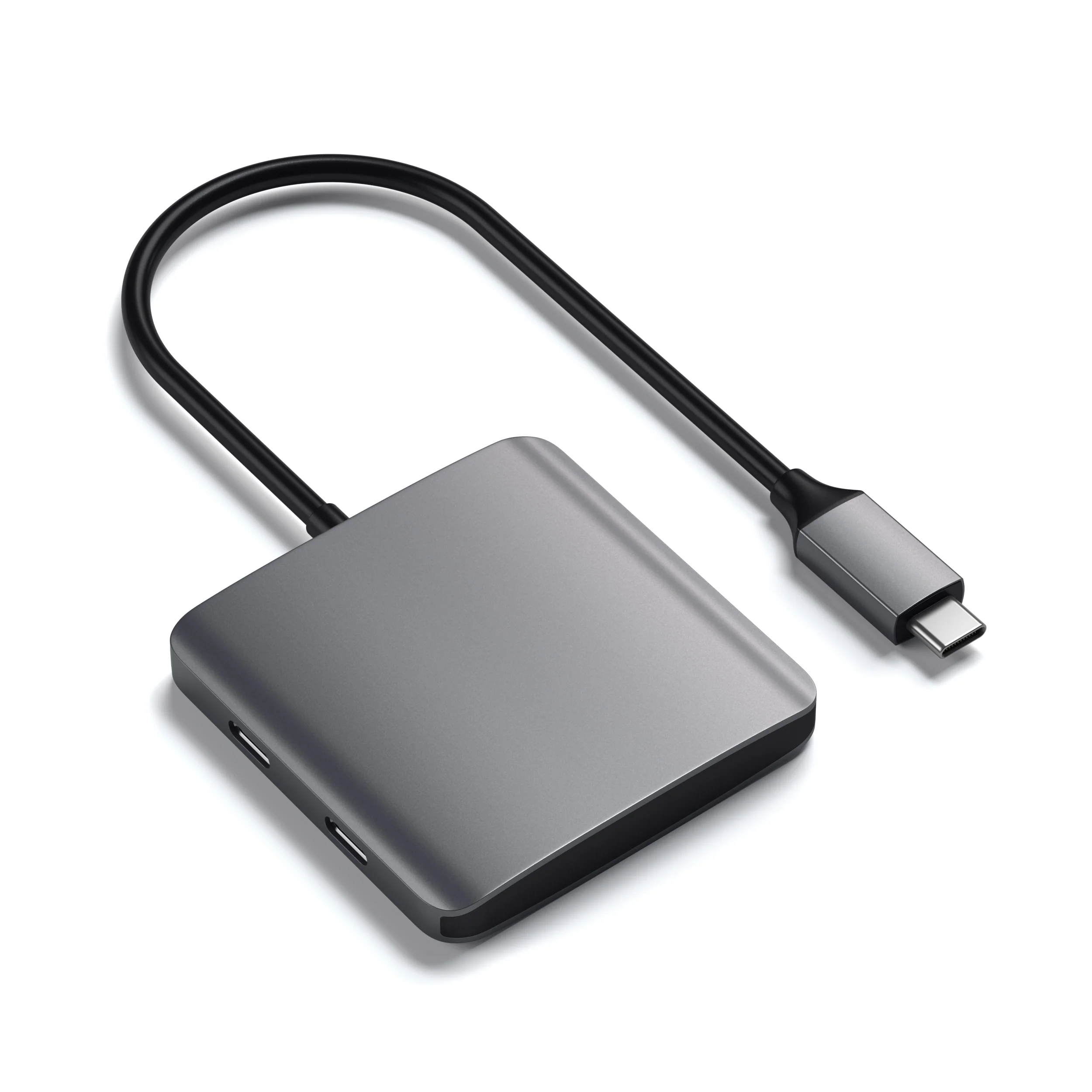 Satechi Aluminium 4 Port USB-C Hub (Space Grey) - Image 4
