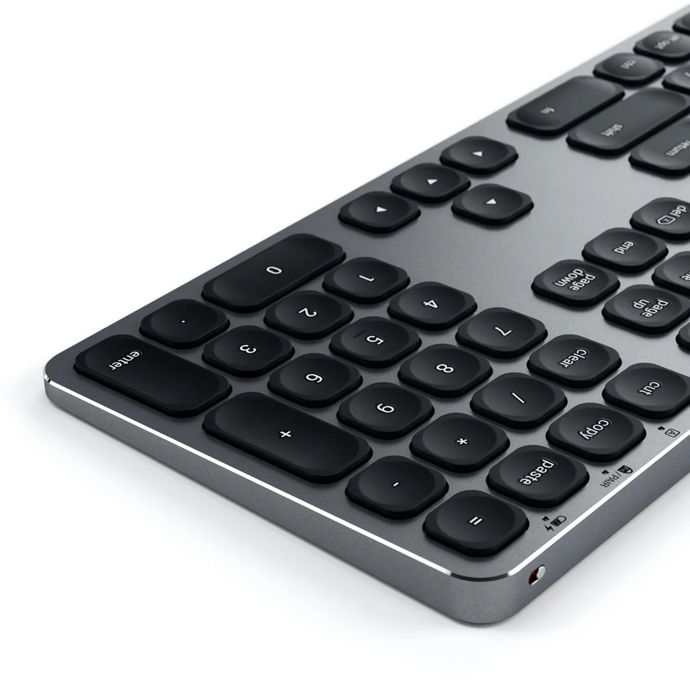 Satechi Aluminium Bluetooth Keyboard (Grey) - Image 3