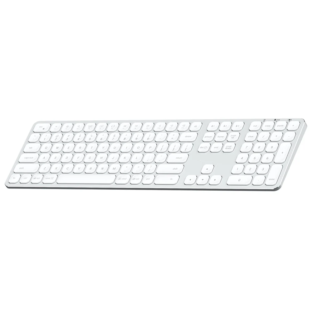 Satechi Aluminium Bluetooth Keyboard (Silver/White) - Image 11