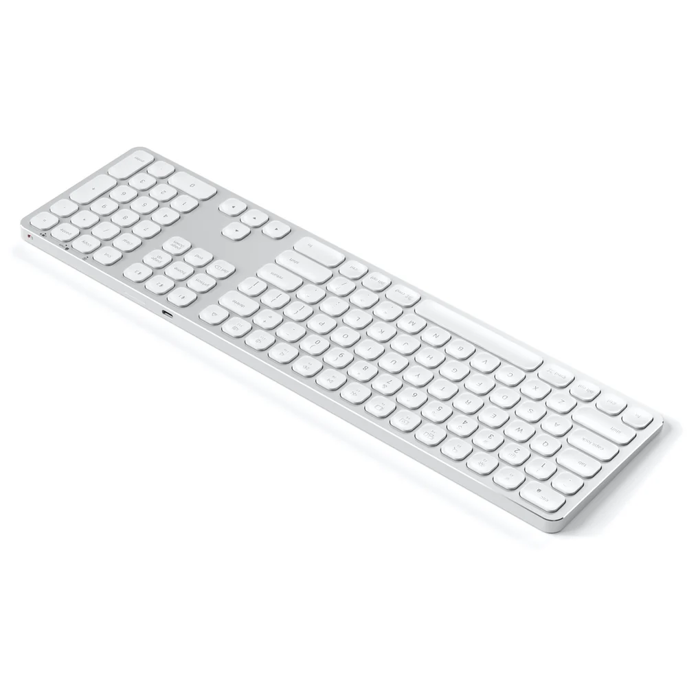 Satechi Aluminium Bluetooth Keyboard (Silver/White) - Image 2