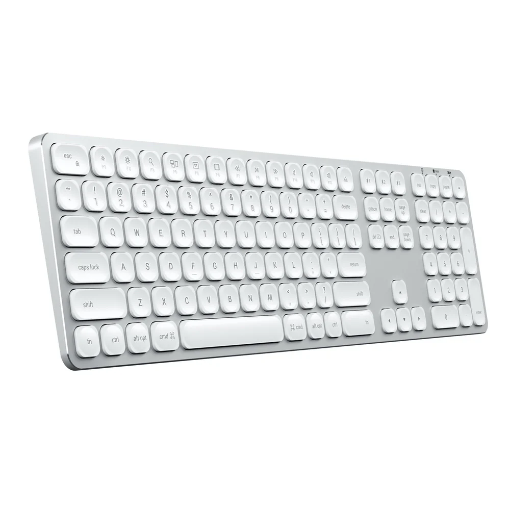 Satechi Aluminium Bluetooth Keyboard (Silver/White) - Image 8