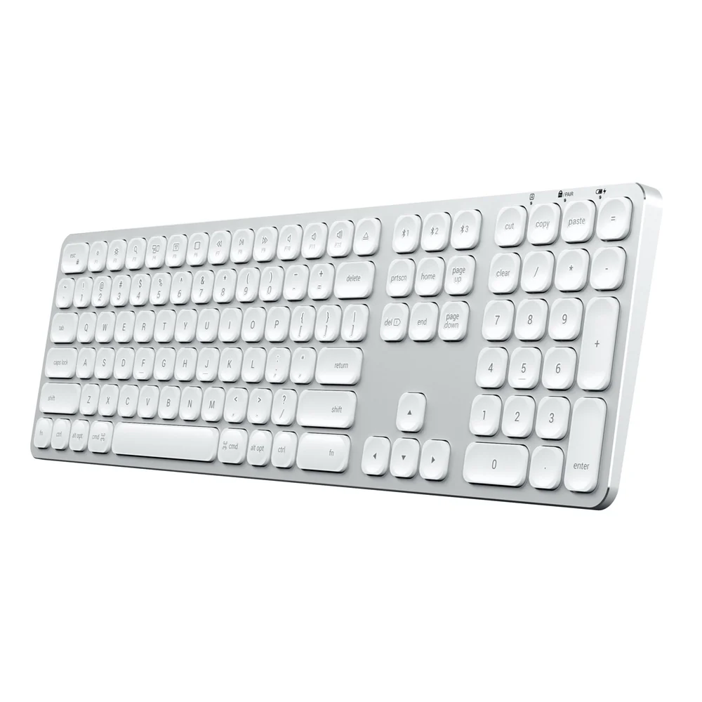 Satechi Aluminium Bluetooth Keyboard (Silver/White) - Image 9