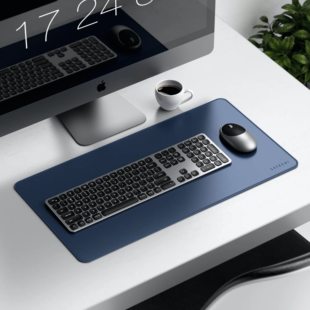 Satechi Eco Leather Deskmate (Blue) - Image 14