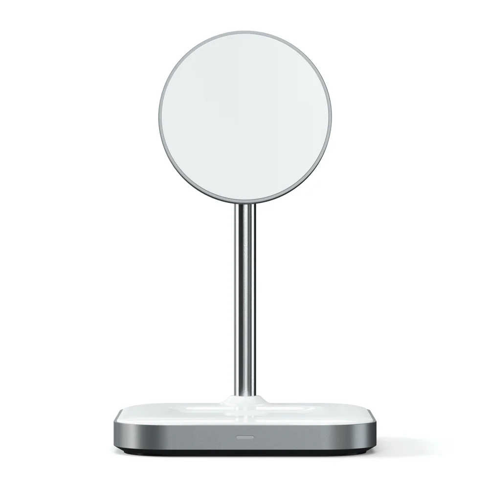Satechi Magnetic 2-in-1 Wireless Charging Stand (Space Grey) - Image 2