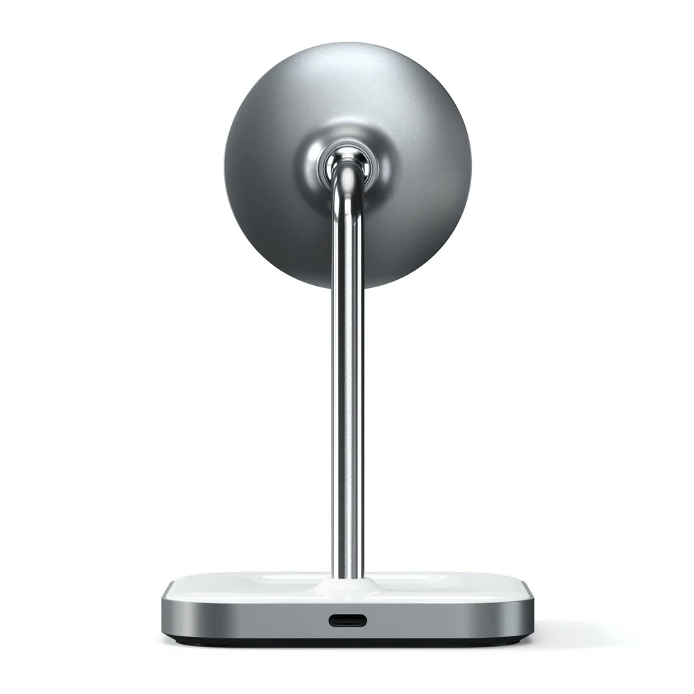 Satechi Magnetic 2-in-1 Wireless Charging Stand (Space Grey) - Image 5