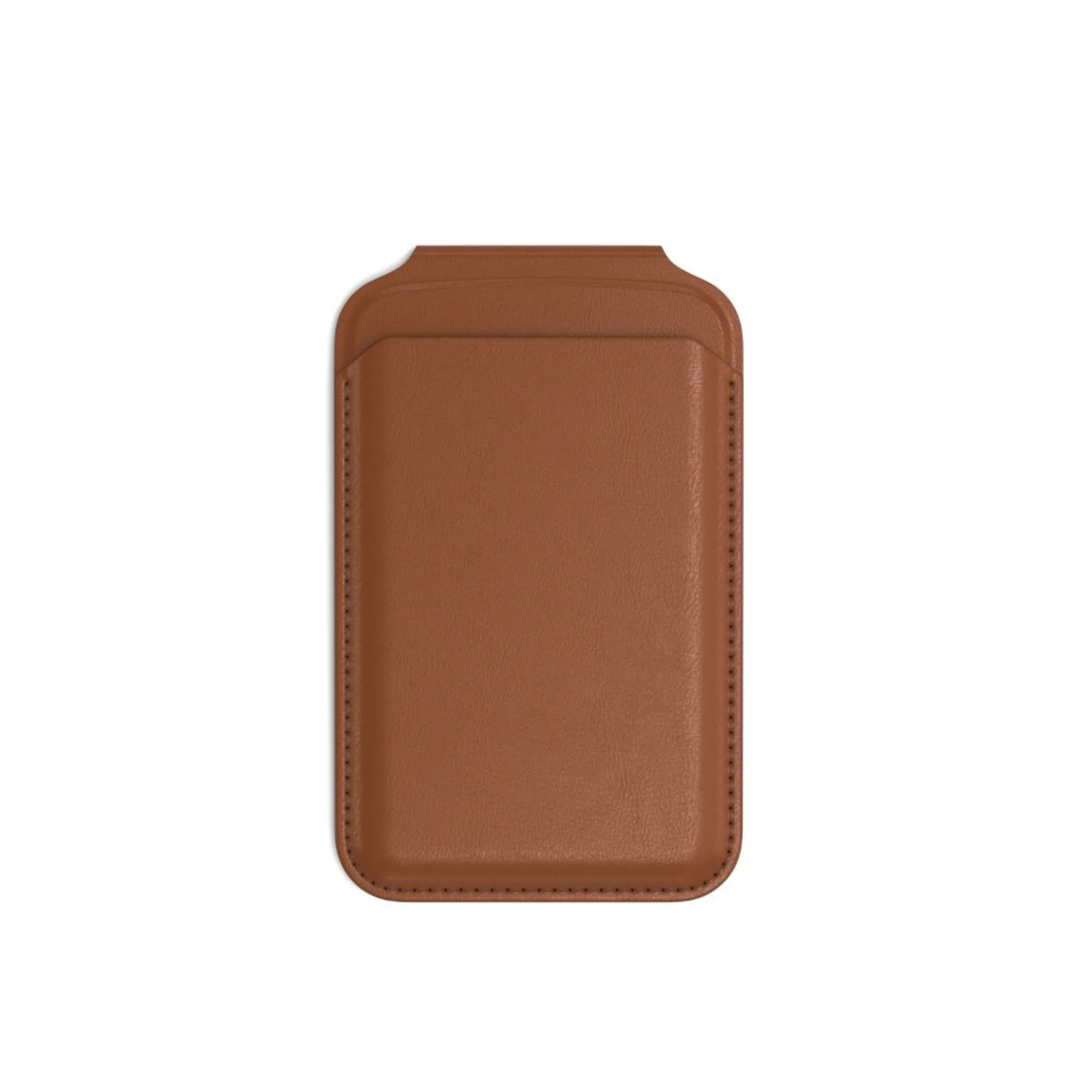 Satechi Magnetic Wallet Stand for iPhone - Brown - Image 3