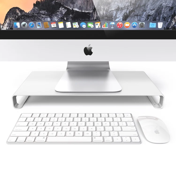 Satechi Slim Monitor Stand - Silver - Image 10