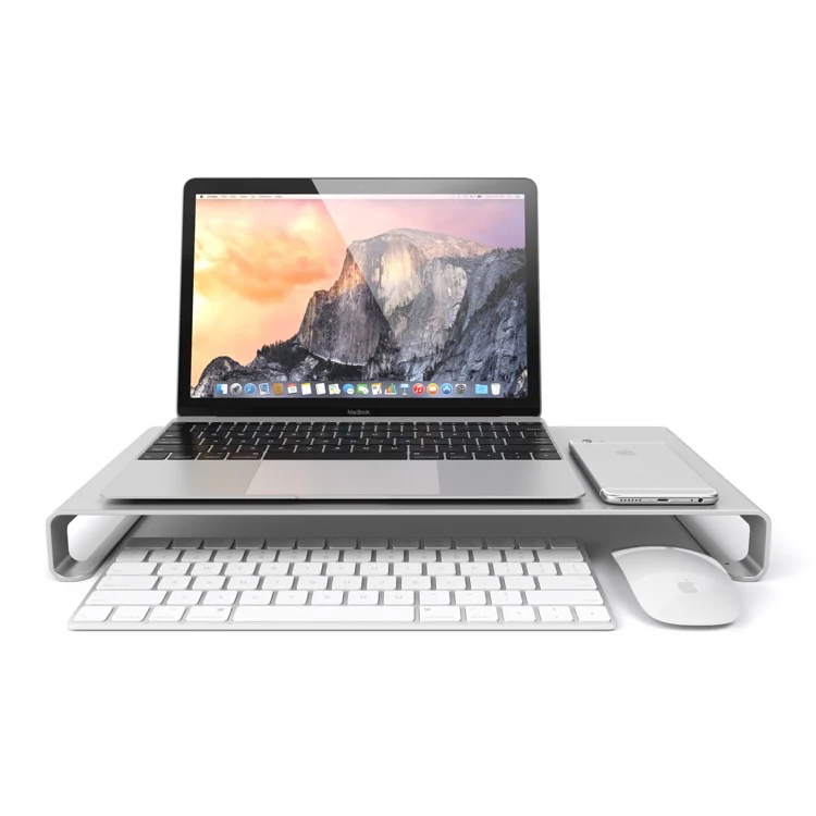 Satechi Slim Monitor Stand - Silver - Image 11