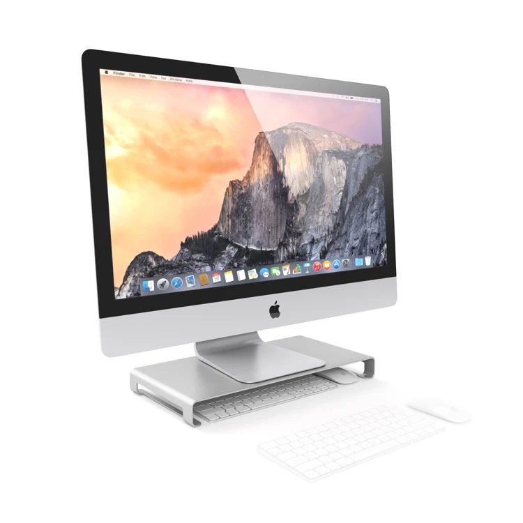 Satechi Slim Monitor Stand - Silver - Image 6