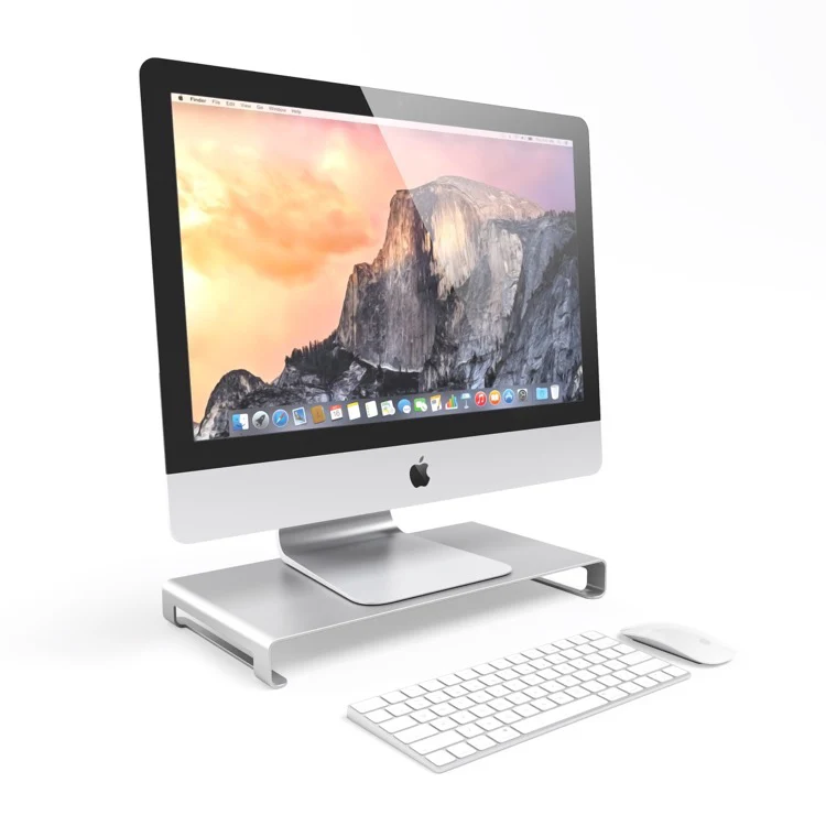 Satechi Slim Monitor Stand - Silver - Image 8