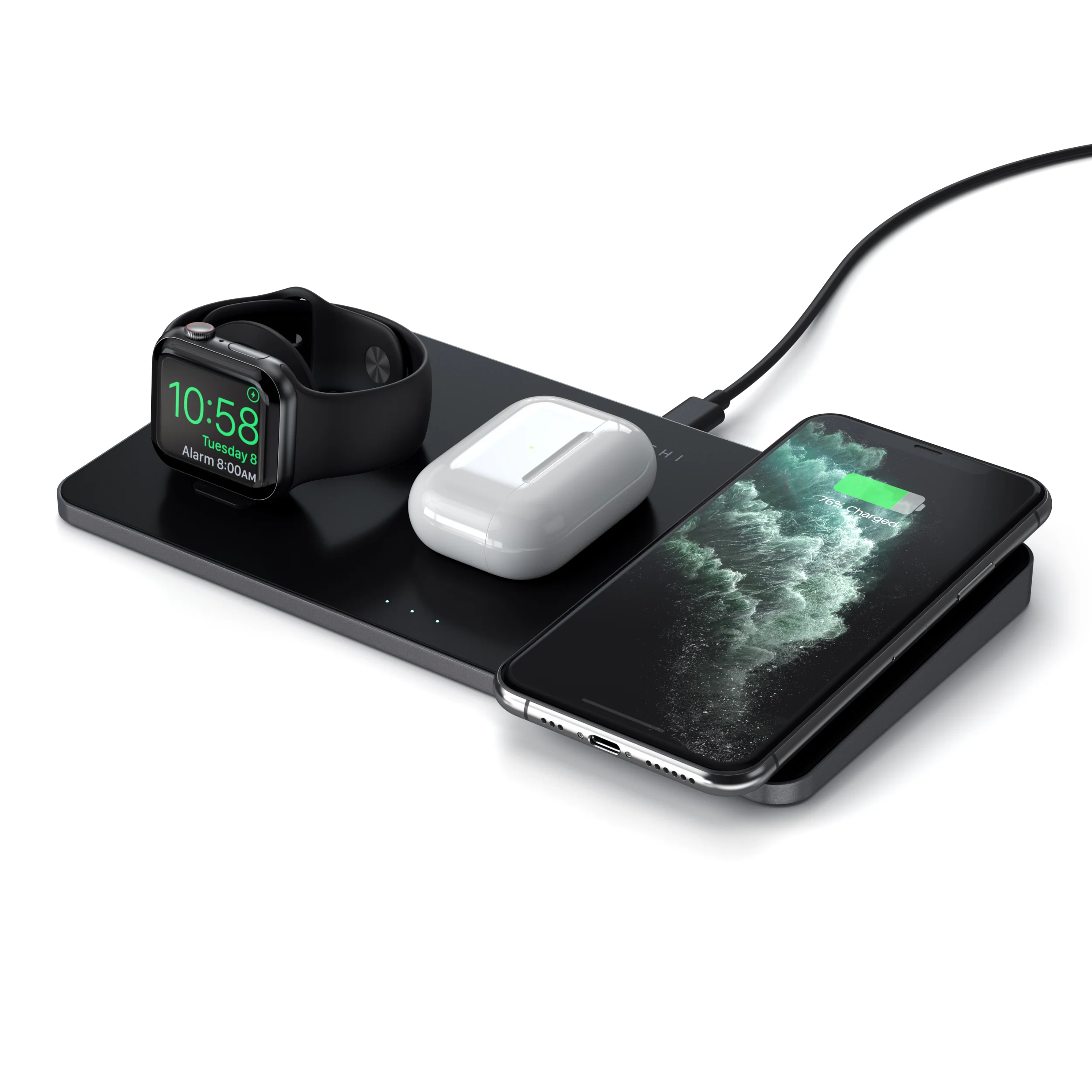 Satechi Trio Wireless Charging Pad - Image 6