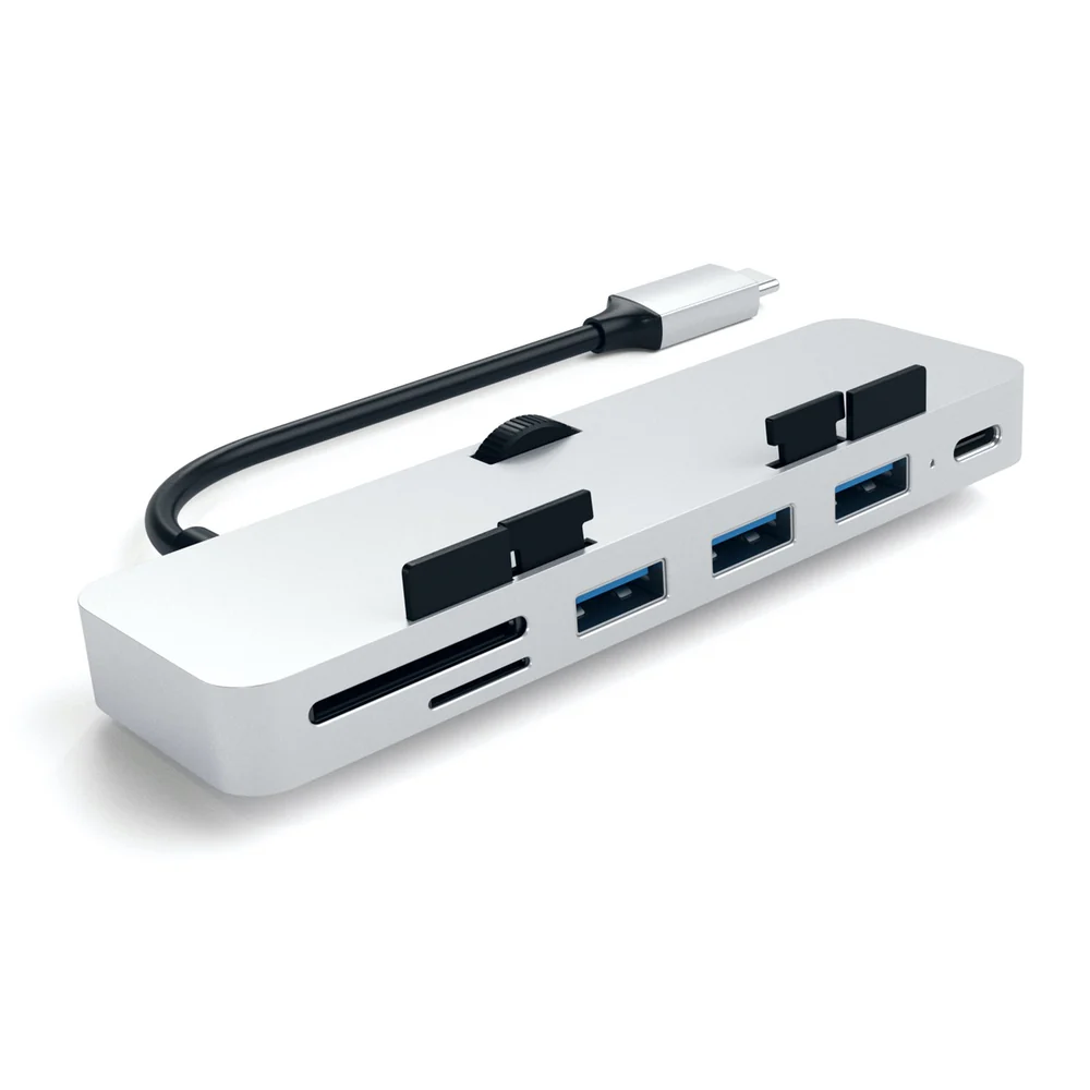 Satechi USB-C Clamp Hub Pro for iMac and iMac Pro - Silver - Image 4