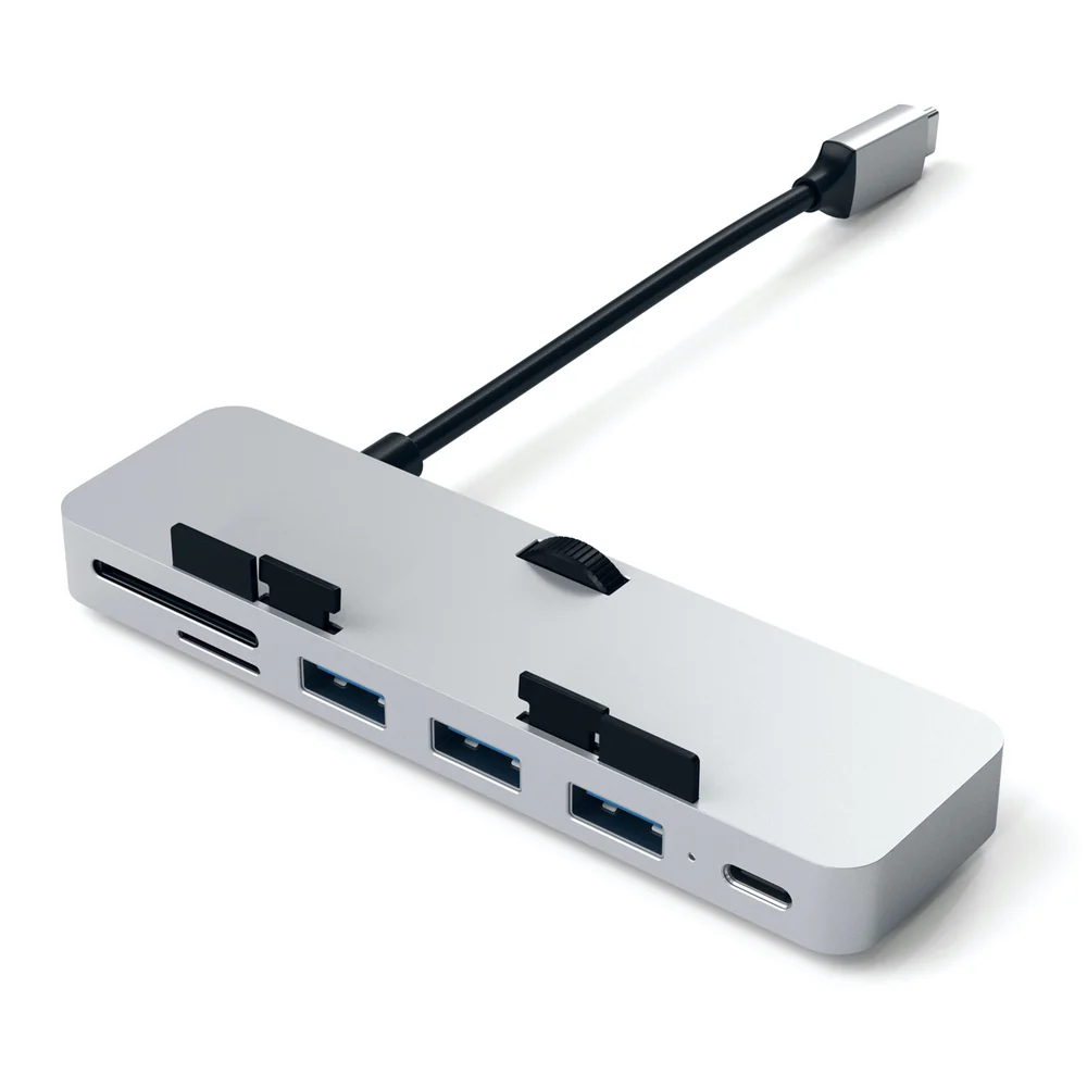 Satechi USB-C Clamp Hub Pro for iMac and iMac Pro - Silver - Image 5