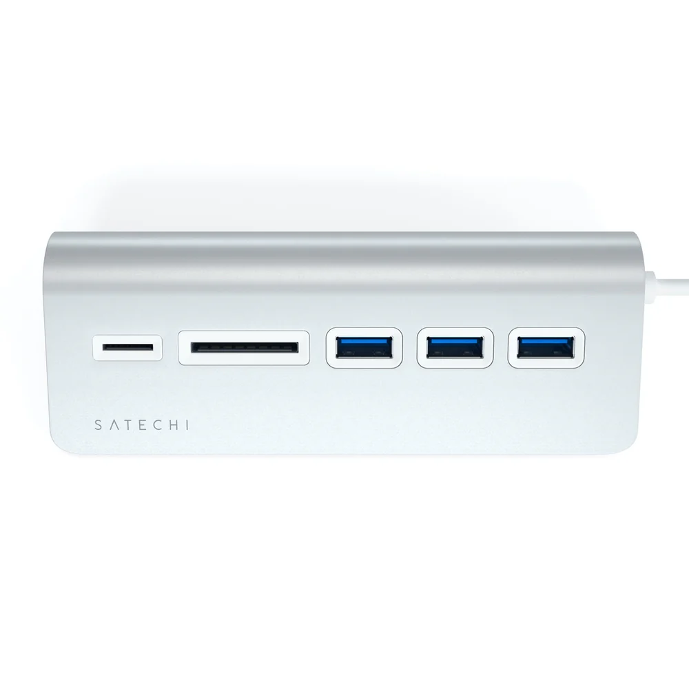 Satechi USB-C Combo Hub for Desktop (Silver) - Image 3