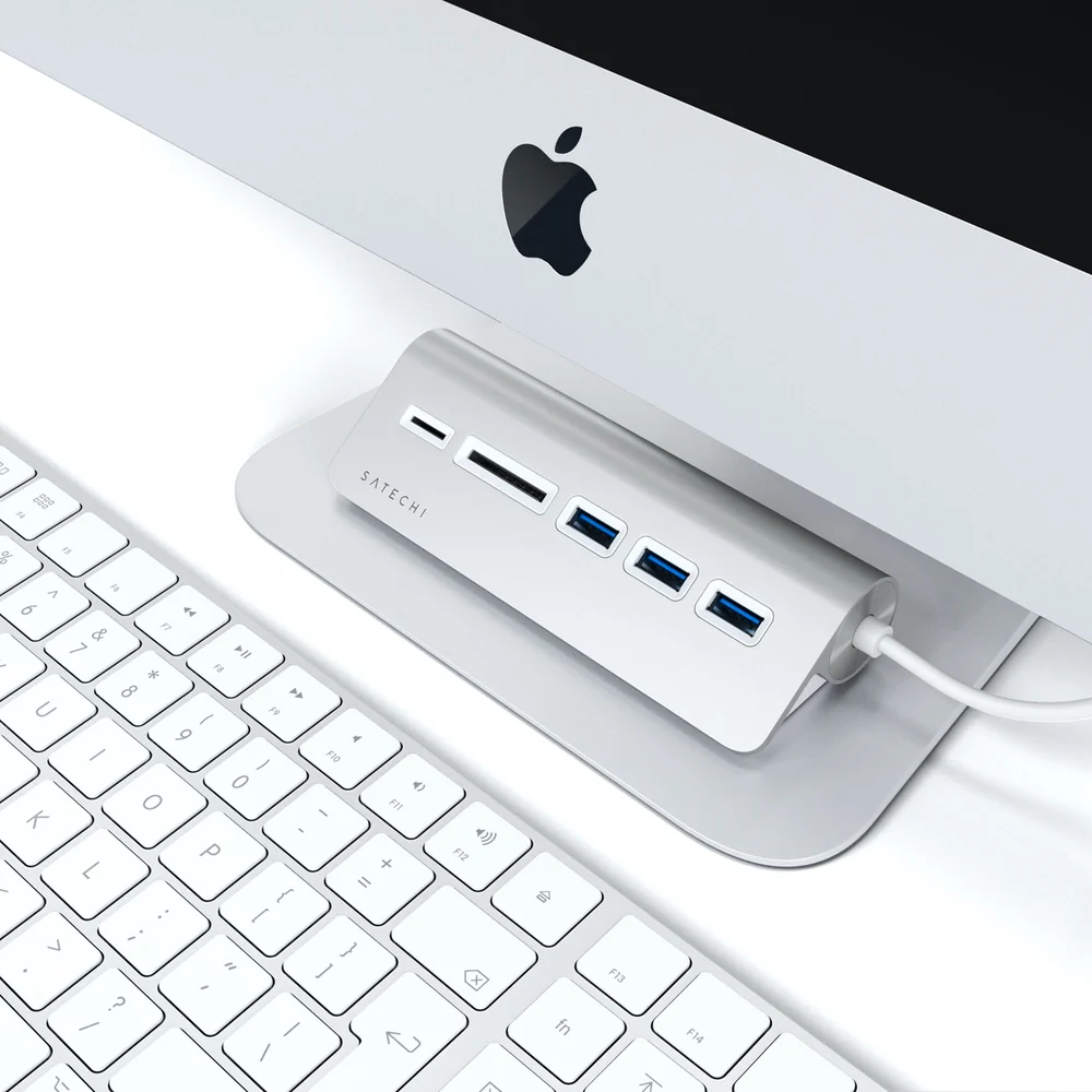 Satechi USB-C Combo Hub for Desktop (Silver) - Image 5