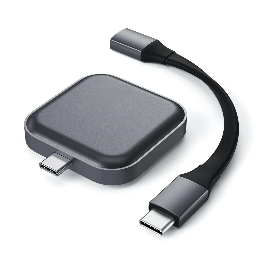 Satechi USB-C Magnetic Charging Dock for Apple Watch - Space Grey - Image 4