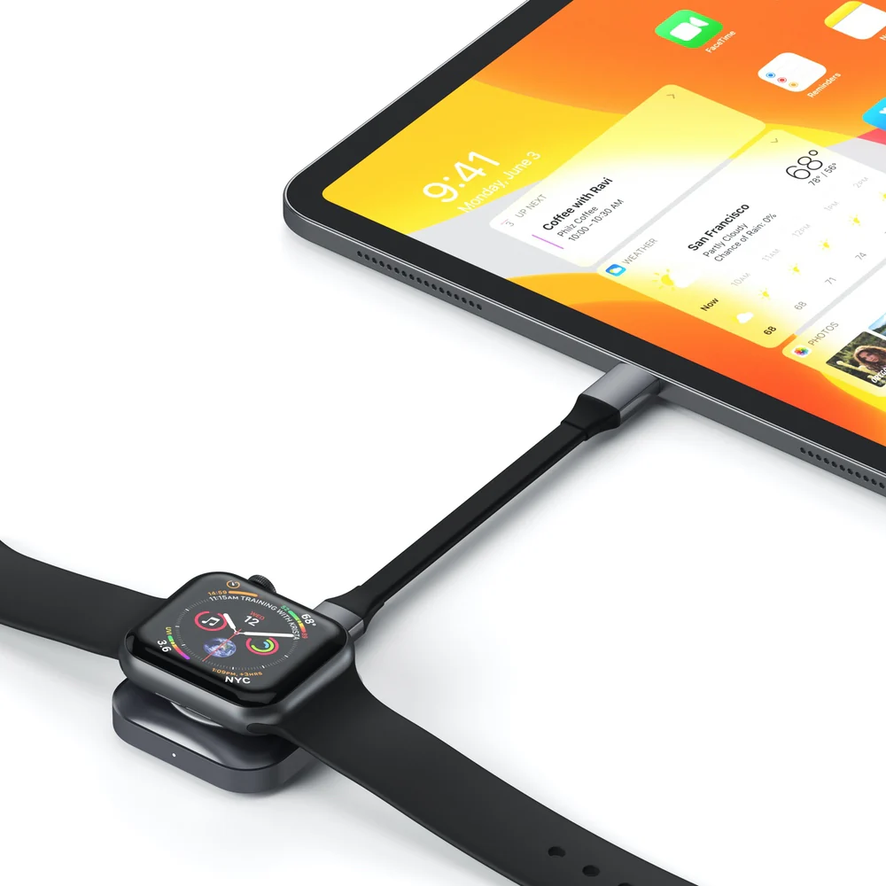 Satechi USB-C Magnetic Charging Dock for Apple Watch - Space Grey - Image 6
