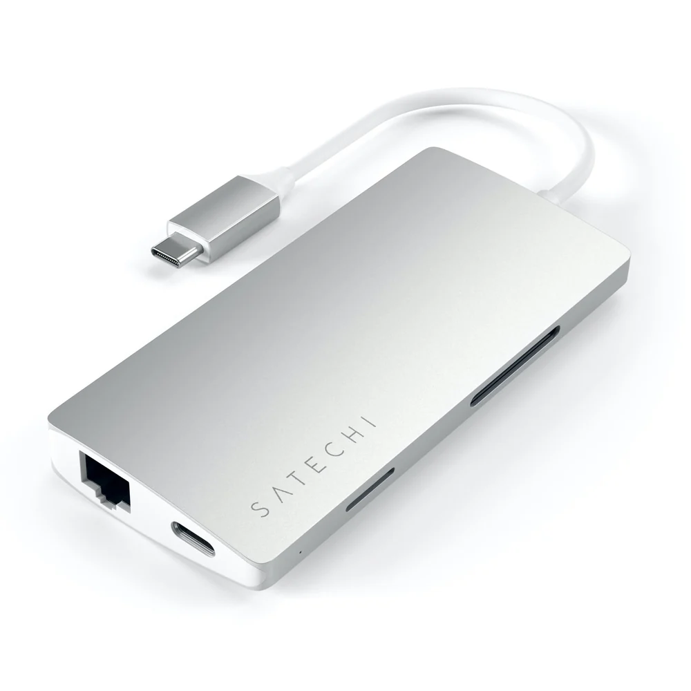 Satechi USB-C Multi-Port Adapter 4K HDMI w/ Ethernet V2 (Silver) - Image 3