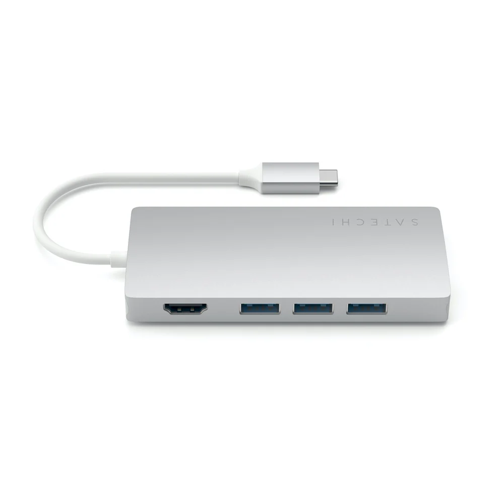 Satechi USB-C Multi-Port Adapter 4K HDMI w/ Ethernet V2 (Silver) - Image 5