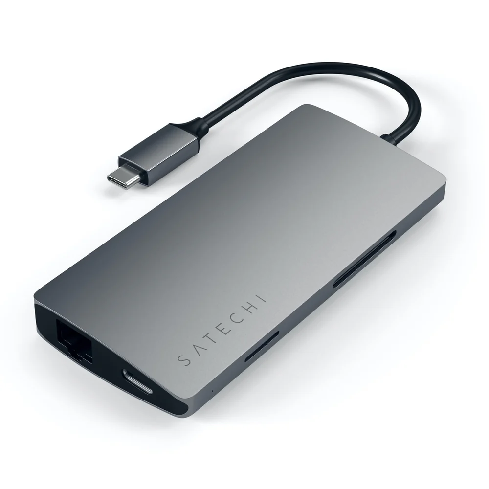 Satechi USB-C Multi-Port Adapter 4K HDMI w/ Ethernet V2 (Space Grey) - Image 2