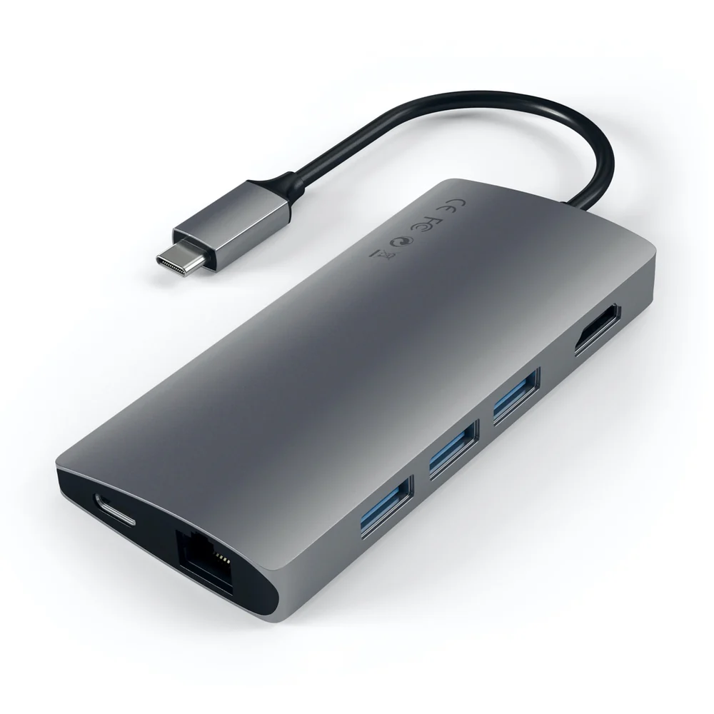 Satechi USB-C Multi-Port Adapter 4K HDMI w/ Ethernet V2 (Space Grey) - Image 3